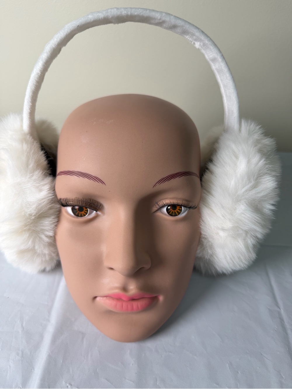 Vamelia Women’s Faux Fur Winter Earmuffs Foldable Ear Warmers Ultra soft fluffy